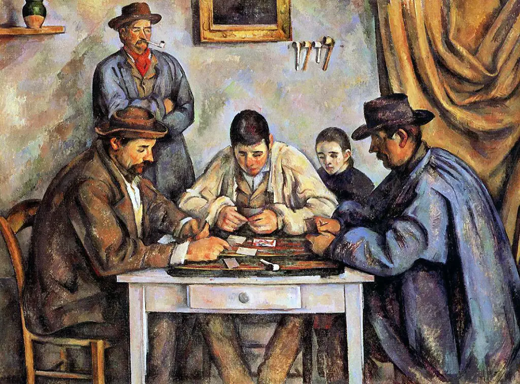 The Card Players (1890-1892) in Detail Paul Cezanne